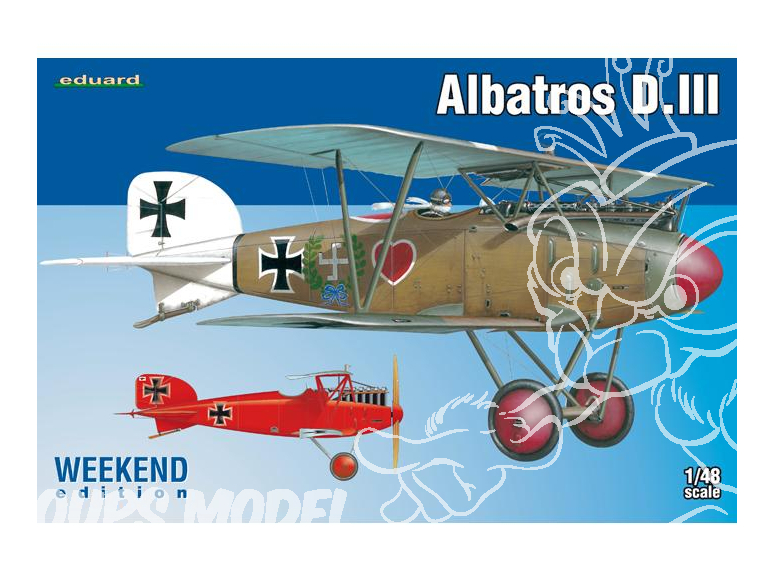 EDUARD maquette avion 8438 Albatros D.III WeekEnd Edition 1/48