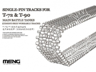 Meng maquette militaire SPS-029 CHENILLES MAILLON PAR MAILLON Avec Accroche Simple (Pour T-72 & T-90 MBT) 1/35