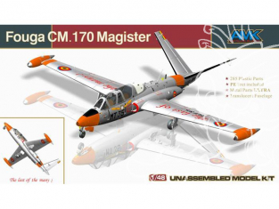 AMK maquette avion 88004 Fouga Magister CM.170 Patrouille de France 1/48