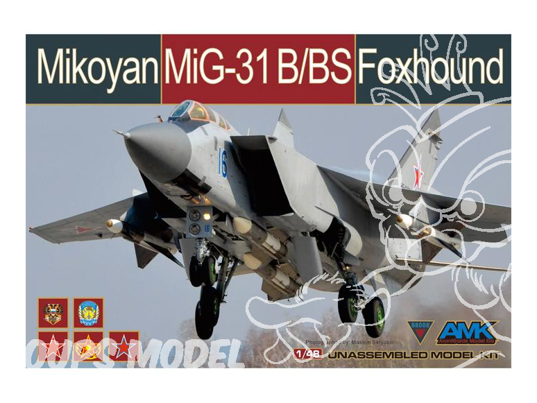 AMK maquette avion 88008 Mikoyan MiG-31 B/BS Foxhound 1/48