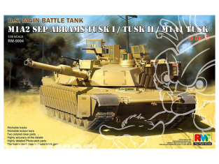 Rye Field Model maquette militaire 5004 M1A2 SEP Abrams Tusk I / Tusk II / M1A1 Tusk 1/35