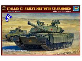 Trumpeter maquette militaire 00394 CHAR C1 "ARIETE" 1/35