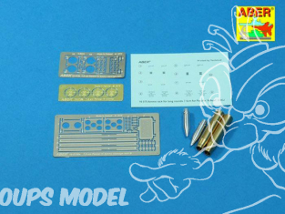 Aber 16075B Pz.Kpfw. IV Ausf.H (Sd.Kfz. 161/2) Rack de stokage pour munitions type B pour serie longue 1/16