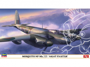 Hasegawa maquette avion 02198 MOSQUITO NF Mk.XIII NIGHT FIGHTER 1/72