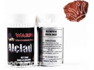Pigments Alclad II Warpigs ALCWP014 Pigments Poussiere de briques 20ml