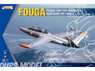 Kinetic maquette avion K48059 Fouga Magister CM.170R Austrian Air Force 1/48