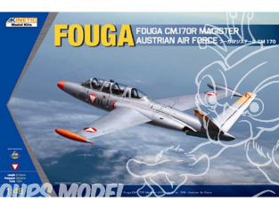 Kinetic maquette avion K48059 Fouga Magister CM.170R Austrian Air Force 1/48