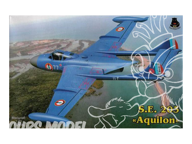 Iom maquette avion F295b S.E.203 Aquillon couleur Française 1/72