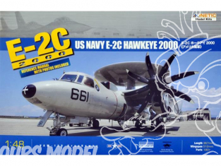 Kinetic maquette avion K48016 E-2C Hawkeye 2000 US Navy Early Warning 1/48