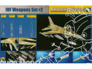 SKUNKMODEL kit amelioration militaire 48002 IDF Weapons Set 1/48