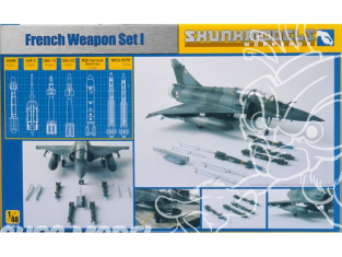 SKUNKMODEL kit amelioration militaire 48008 Set de Missiles Français 1/48