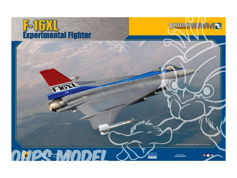 SKUNKMODEL maquette avion 48026 General Dynamics F-16XL Experimental 1/48