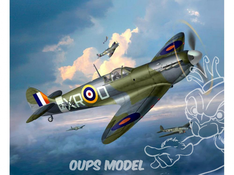 Revell 63959 Model Set Spitfire MK/II 1/48
