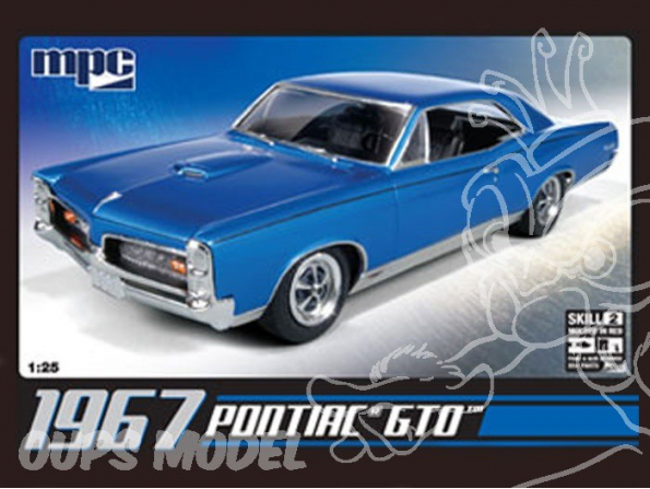 MPC maquette voiture 0710 Pontiac GTO 1967 1/25