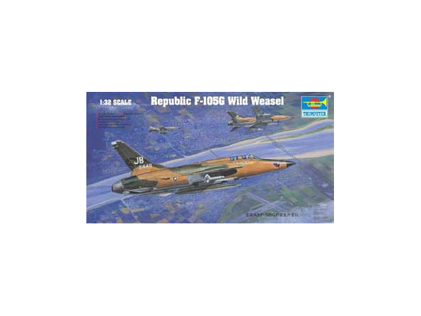 Trumpeter maquette avion 02202 REPUBLIC F-105G "WILD WEASEL" 1/3