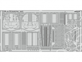 Eduard photodecoupe avion 72630 Baies de bombes B-17G Airfix 1/72