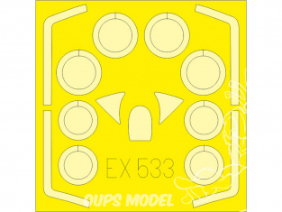 Eduard Express Mask EX533 T-33A Great Wall Hobby 1/48