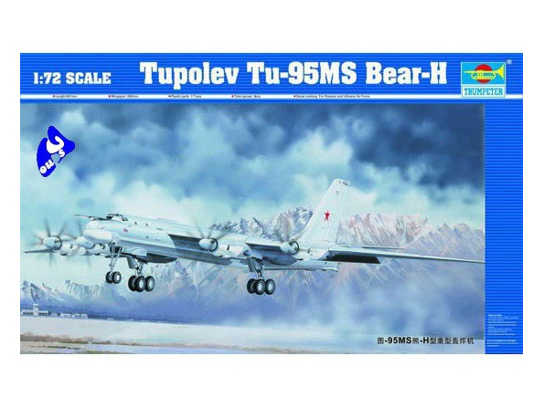 Trumpeter maquette avion 01601 TUPOLEV Tu-95 MS Bear-H 1/72
