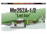 Academy maquette avion 12542 Me262A-1/2 Last Ace 1/72