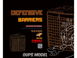 Meng accessoires diorama SPS-032 BARRICADES 1/35