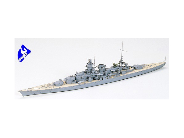 TAMIYA maquette bateau 77518 German Scharnhorst Battleship 1/700