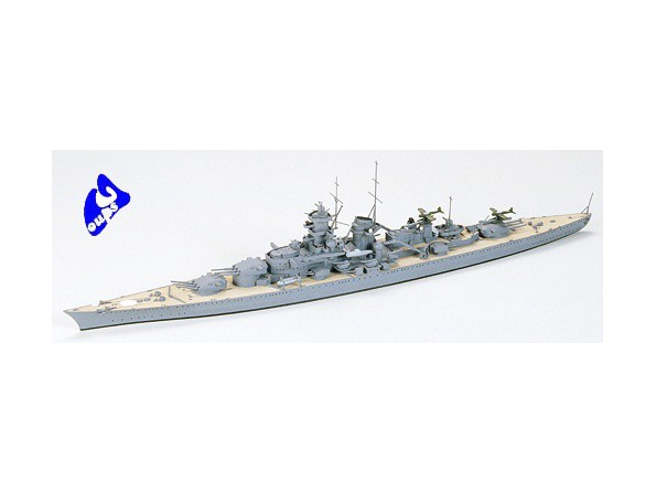 TAMIYA maquette bateau 77520 German Gneisenau Battleship 1/700