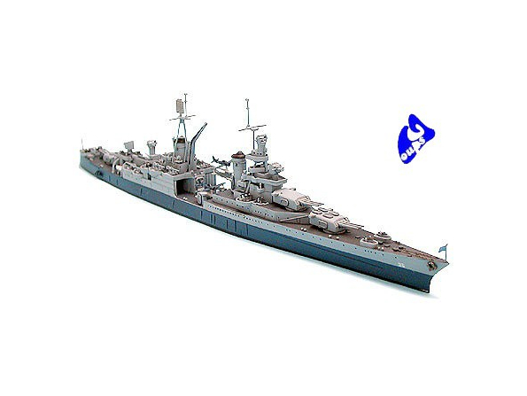 TAMIYA maquette bateau 31804 U.S. Navy CA-35 Indianapolis 1/700