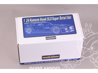 HOBBY DESIGN Kit amelioration 03-0143 Hamann Hawk SLS Super Detail Set pour kit Fujimi 1/24