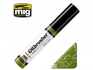 MIG Oilbrusher 3505 Vert olive Peinture a l'huile avec applicateur 