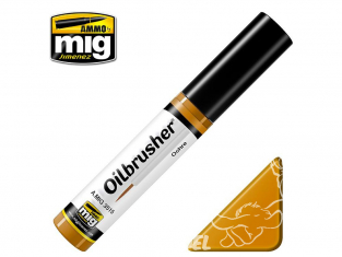 MIG Oilbrusher 3515 Ochre Peinture a l'huile avec applicateur 
