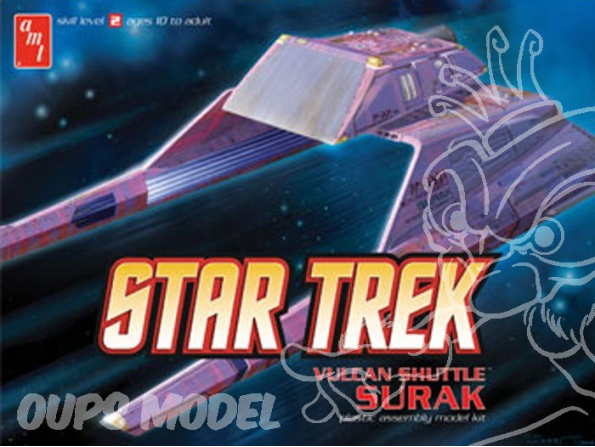 AMT maquette espace 0641 Star Trek Vulcan shuttle Surak 1/187