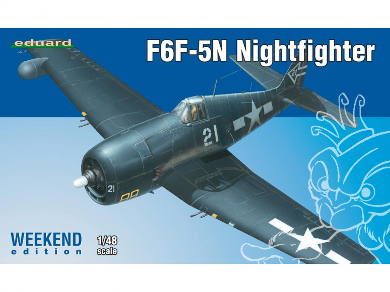 EDUARD maquette avion 84133 Grumman F6F-5N Nightfighter WeekEnd Edition 1/48