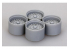 HOBBY DESIGN Kit resine 03-0325 4 Jantes resine 19" Formula Mesh 1/24