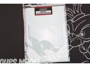 HOBBY DESIGN Decal 04-0121 Décalques LP700 lignes d’éclatement 1/24