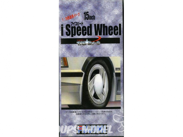 Fujimi maquette voiture 192703 Jantes i Speed Wheel 15" et pneus 1/24