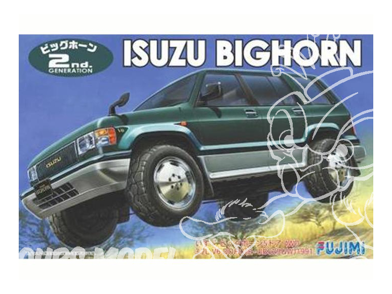 Fujimi maquette voiture 37967 Isuzu Bighorn 1991 2eme Generation 1/24