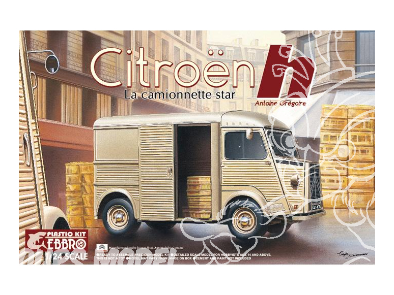 Ebbro maquette voiture 25007 Citroën Type H 1/24