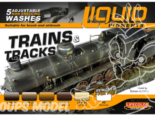 Lifecolor peinture LP05 LIQUID PIGMENTS SERIES Pigments Trains et Rails