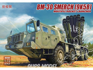 Modelcollect maquette militaire 72047 BM-30 Smerch 9K58 1/72