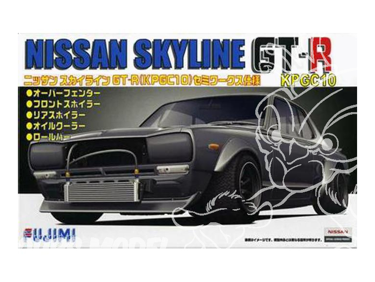 Fujimi maquette voiture 38407 Nissan Skyline GT-R KPGC10 1/24