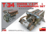 Mini Art maquette militaires 35205 Moteur de T-34 V-2-34 avec set de transmission 1/35
