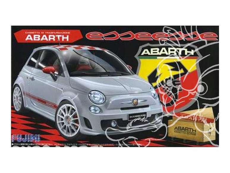 Fujimi maquette voiture 123837 Fiat 500 Abarth Esseesse 1/24