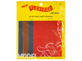 FLEX-I-FILE ff801 Lot de FEUILLES ABRASIVES