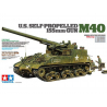 Tamiya maquette militaire 35351 Canon Automoteur 155mm US M40 1/35