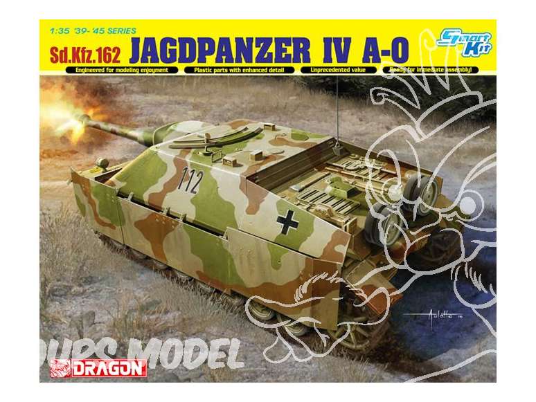 Dragon maquette militaire 6843 Jagdpanzer IV A-0 1/35
