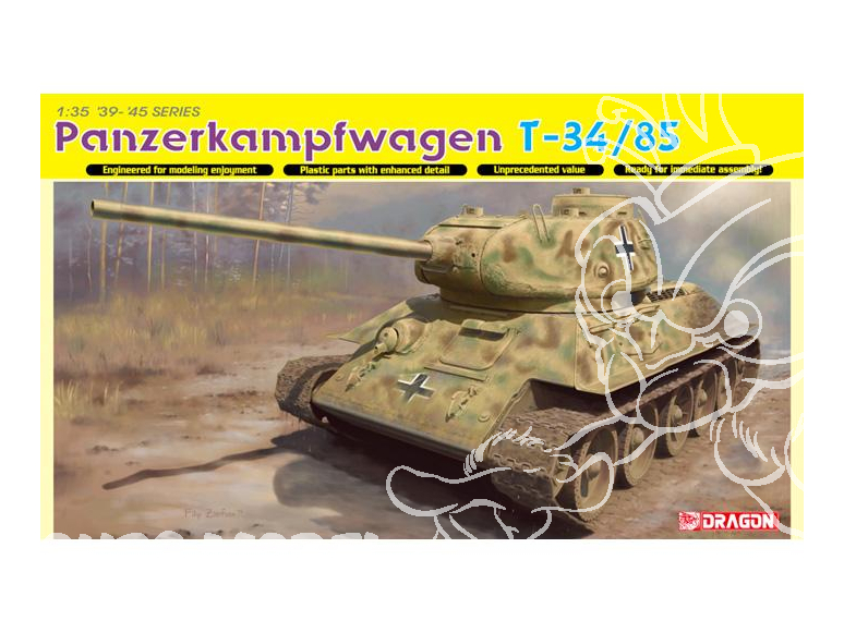 Dragon maquette militaire 6759 Panzerkampfwagen T-34/85 1/35