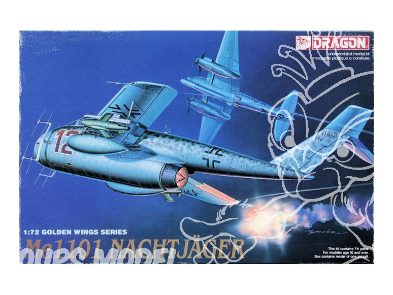 Dragon maquette avion 5014 Messerschmitt 1101 Nachtjager 1/72
