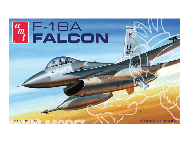 AMT maquette avion 820 General Dynamics F-16A Fighting Falcon 1/48
