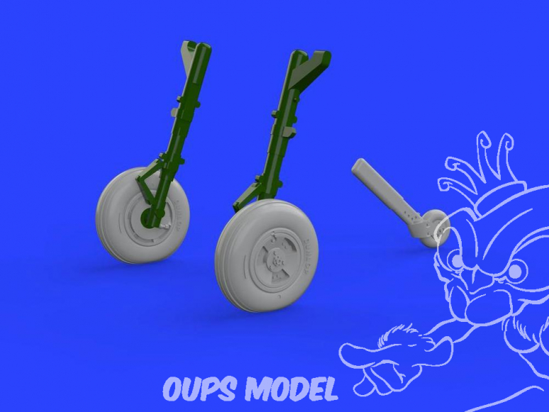 Eduard kit d'amelioration brassin 672142 Roues 3 branches Spitfire Mk.XVI Eduard 1/72