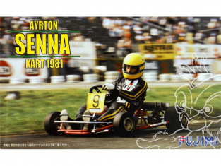 FUJIMI maquette voiture 91372 Karting Ayrton Senna 1981 1/20